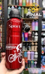 قمقمه آب دوچرخه سواری فلزی مدل Sport